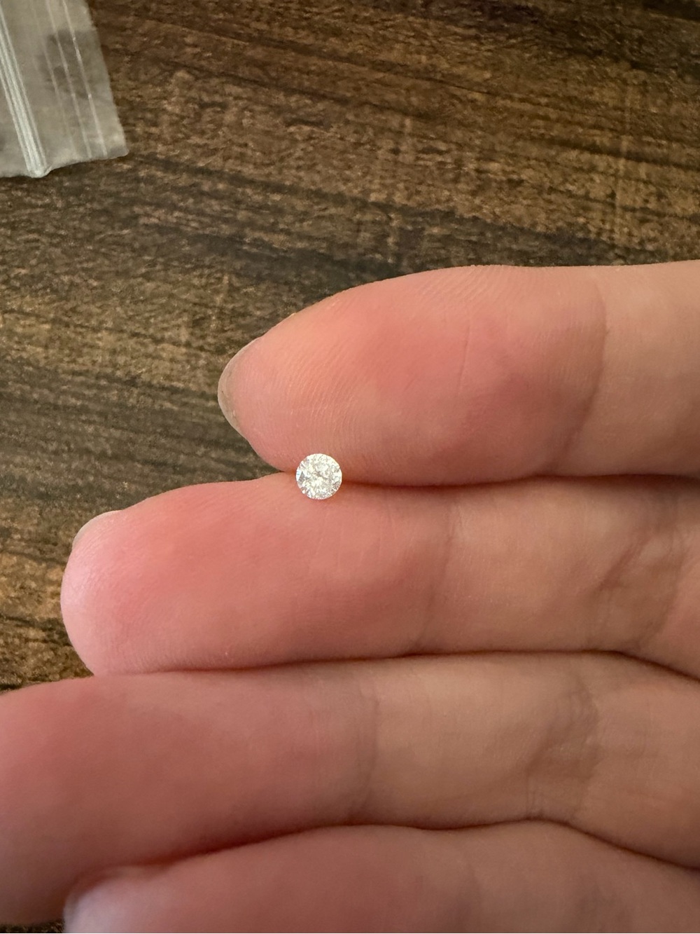 2.8mm natural diamond loose round faceted round I clarity for jewelry making